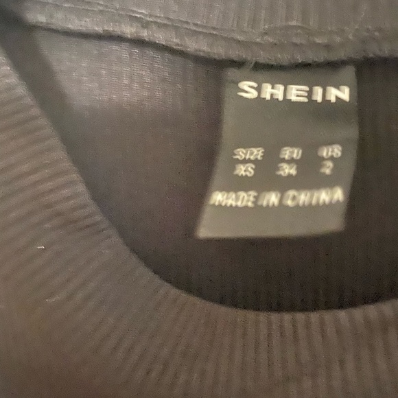 Shein - Long sleeve crop slim fit - polyester - Picture 4 of 4